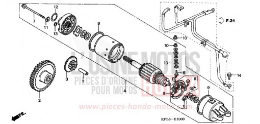 MOTEUR DE DEMARRAGE NSS2501 de 2001